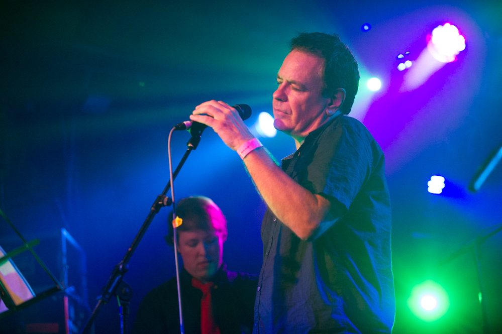David Gedge playing with Cinerama at the The Edge of the Sea mini festival at Concorde2, Brighton - 24 Aug 20130824 2013
