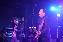 Sam Beer-Pearce and David Gedge of Cinerama on Le Bikini Stage at the At the Edge of the Sea at Concorde2, Brighton, Sussex- 20 Aug 2016