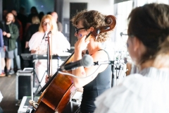 Collectress on the Swim Stage at the At the Edge of the Sea at Concorde2, Brighton, Sussex- 20 Aug 2016