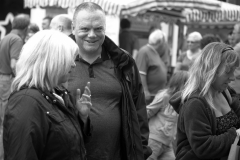 Shoppers @ Lewes Farmers Market, Lewes, Sussex, England. Sat, 6 Aug., 2011. 
(c) 2011 Auwyn.com All Rights Reserved