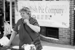 Trader @ Lewes Farmers Market, Lewes, Sussex, England. Sat, 6 Aug., 2011. 
(c) 2011 Auwyn.com All Rights Reserved