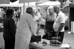 Lewes Farmers Market, Lewes, Sussex, England. Sat, 6 Aug., 2011. 
(c) 2011 Auwyn.com All Rights Reserved