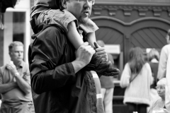 Father and son @ Lewes Farmers Market, Lewes, Sussex, England. Sat, 6 Aug., 2011. 
(c) 2011 Auwyn.com All Rights Reserved