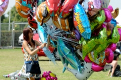 balloon vendor @ Guilfest Music Festival, Guildford, Surrey, England. Sat, 16 July, 2011.