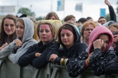 Chipmunk fans in the Crowd @ Guilfest Music Festival, Guildford, Surrey, England. Sun, 17 July, 2011.