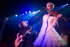 Miles Hunt and Erica Nockalls of the Wonderstuff at The Edge of the Sea mini festival at Concorde2, Brighton - 25 Aug 2013