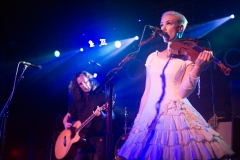 Miles Hunt and Erica Nockalls of the Wonderstuff at The Edge of the Sea mini festival at Concorde2, Brighton - 25 Aug 2013