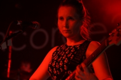 Danielle Wadey playing with Terry de Castro on Le Bikini Stage at the At the Edge of the Sea at Concorde2, Brighton, Sussex- 20 Aug 2016