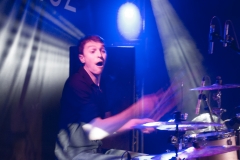 Charlie Layton drummer with The Wedding Present at The Edge of the Sea mini festival at Concorde2, Brighton - 25 Aug 2013