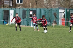 Lewes u8s Vs Woodingdean u8s at Nuffield Playing Fields, Woodingdean, Sussex; 24 Mar, 2019.