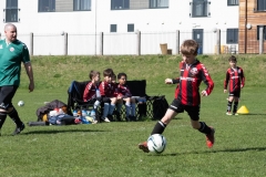 Lewes u8s Vs Woodingdean u8s at Nuffield Playing Fields, Woodingdean, Sussex; 24 Mar, 2019.