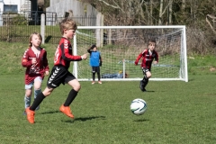 Lewes u8s Vs Woodingdean u8s at Nuffield Playing Fields, Woodingdean, Sussex; 24 Mar, 2019.