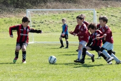 Lewes u8s Vs Woodingdean u8s at Nuffield Playing Fields, Woodingdean, Sussex; 24 Mar, 2019.