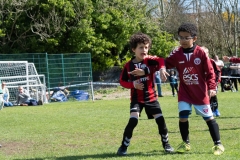 Lewes u8s Vs Woodingdean u8s at Nuffield Playing Fields, Woodingdean, Sussex; 24 Mar, 2019.