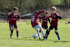 Lewes u8s Vs Woodingdean u8s at Nuffield Playing Fields, Woodingdean, Sussex; 24 Mar, 2019.