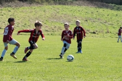 Lewes u8s Vs Woodingdean u8s at Nuffield Playing Fields, Woodingdean, Sussex; 24 Mar, 2019.