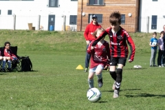 Lewes u8s Vs Woodingdean u8s at Nuffield Playing Fields, Woodingdean, Sussex; 24 Mar, 2019.