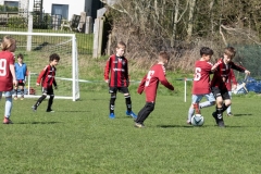 Lewes u8s Vs Woodingdean u8s at Nuffield Playing Fields, Woodingdean, Sussex; 24 Mar, 2019.