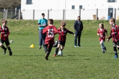 Lewes u8s Vs Woodingdean u8s at Nuffield Playing Fields, Woodingdean, Sussex; 24 Mar, 2019.