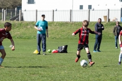 Lewes u8s Vs Woodingdean u8s at Nuffield Playing Fields, Woodingdean, Sussex; 24 Mar, 2019.