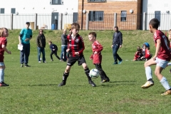 Lewes u8s Vs Woodingdean u8s at Nuffield Playing Fields, Woodingdean, Sussex; 24 Mar, 2019.