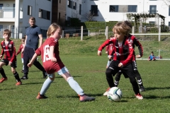 Lewes u8s Vs Woodingdean u8s at Nuffield Playing Fields, Woodingdean, Sussex; 24 Mar, 2019.