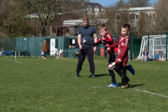 Lewes u8s Vs Woodingdean u8s at Nuffield Playing Fields, Woodingdean, Sussex; 24 Mar, 2019.