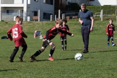 Lewes u8s Vs Woodingdean u8s at Nuffield Playing Fields, Woodingdean, Sussex; 24 Mar, 2019.