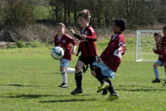 Lewes u8s Vs Woodingdean u8s at Nuffield Playing Fields, Woodingdean, Sussex; 24 Mar, 2019.