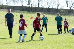 Lewes u8s Vs Woodingdean u8s at Nuffield Playing Fields, Woodingdean, Sussex; 24 Mar, 2019.