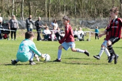 Lewes u8s Vs Woodingdean u8s at Nuffield Playing Fields, Woodingdean, Sussex; 24 Mar, 2019.