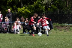 Lewes u8s Vs Woodingdean u8s at Nuffield Playing Fields, Woodingdean, Sussex; 24 Mar, 2019.