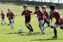 Lewes u8s Vs Woodingdean u8s at Nuffield Playing Fields, Woodingdean, Sussex; 24 Mar, 2019.