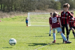 Lewes u8s Vs Woodingdean u8s at Nuffield Playing Fields, Woodingdean, Sussex; 24 Mar, 2019.