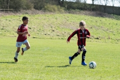 Lewes u8s Vs Woodingdean u8s at Nuffield Playing Fields, Woodingdean, Sussex; 24 Mar, 2019.