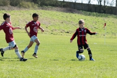 Lewes u8s Vs Woodingdean u8s at Nuffield Playing Fields, Woodingdean, Sussex; 24 Mar, 2019.