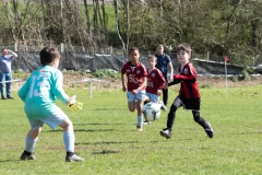 Lewes u8s Vs Woodingdean u8s at Nuffield Playing Fields, Woodingdean, Sussex; 24 Mar, 2019.