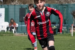 Lewes u8s Vs Woodingdean u8s at Nuffield Playing Fields, Woodingdean, Sussex; 24 Mar, 2019.