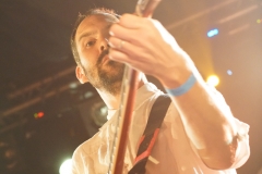 Yan and Noble of British Sea Power on Le Bikini Stage at the At the Edge of the Sea at Concorde2, Brighton, Sussex- 20 Aug 2016