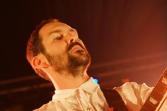 Yan and Noble of British Sea Power on Le Bikini Stage at the At the Edge of the Sea at Concorde2, Brighton, Sussex- 20 Aug 2016