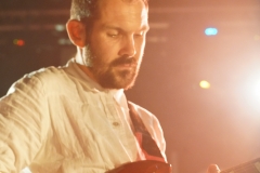 Yan and Noble of British Sea Power on Le Bikini Stage at the At the Edge of the Sea at Concorde2, Brighton, Sussex- 20 Aug 2016