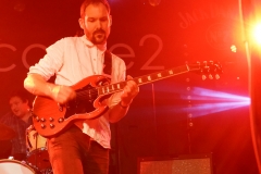 Yan and Noble of British Sea Power on Le Bikini Stage at the At the Edge of the Sea at Concorde2, Brighton, Sussex- 20 Aug 2016