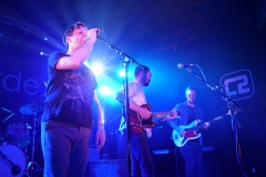 Yan and Noble of British Sea Power on Le Bikini Stage at the At the Edge of the Sea at Concorde2, Brighton, Sussex- 20 Aug 2016