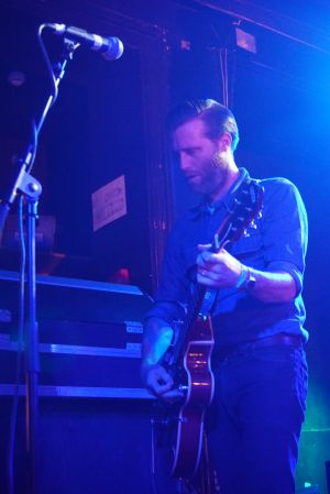 Yan and Noble of British Sea Power at the At the Edge of the Sea mini festival curated by The Wedding Present at Concorde2 in Brighton