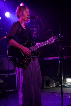 Terry de Castro at the At the Edge of the Sea mini festival curated by The Wedding Present at Concorde2 in Brighton