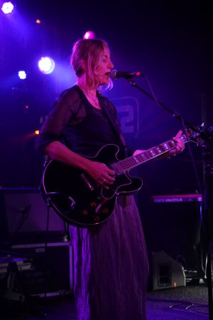 Terry de Castro at the At the Edge of the Sea mini festival curated by The Wedding Present at Concorde2 in Brighton