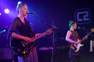 Terry de Castro at the At the Edge of the Sea mini festival curated by The Wedding Present at Concorde2 in Brighton