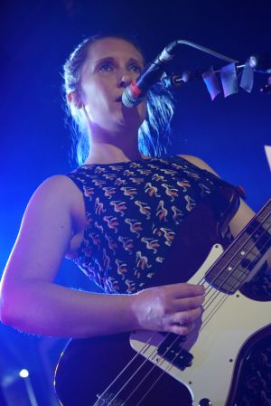 Terry de Castro at the At the Edge of the Sea mini festival curated by The Wedding Present at Concorde2 in Brighton