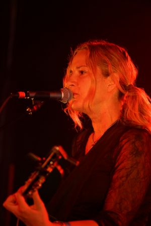 Terry de Castro at the At the Edge of the Sea mini festival curated by The Wedding Present at Concorde2 in Brighton