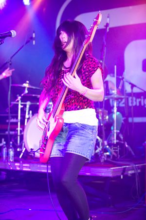 Pinky Piglets perform at the At the Edge of the Sea one-day festival hosted by The Wedding Present